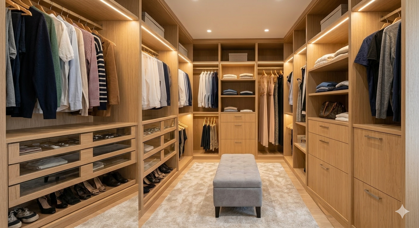 Vestidor a medida en Pozuelo